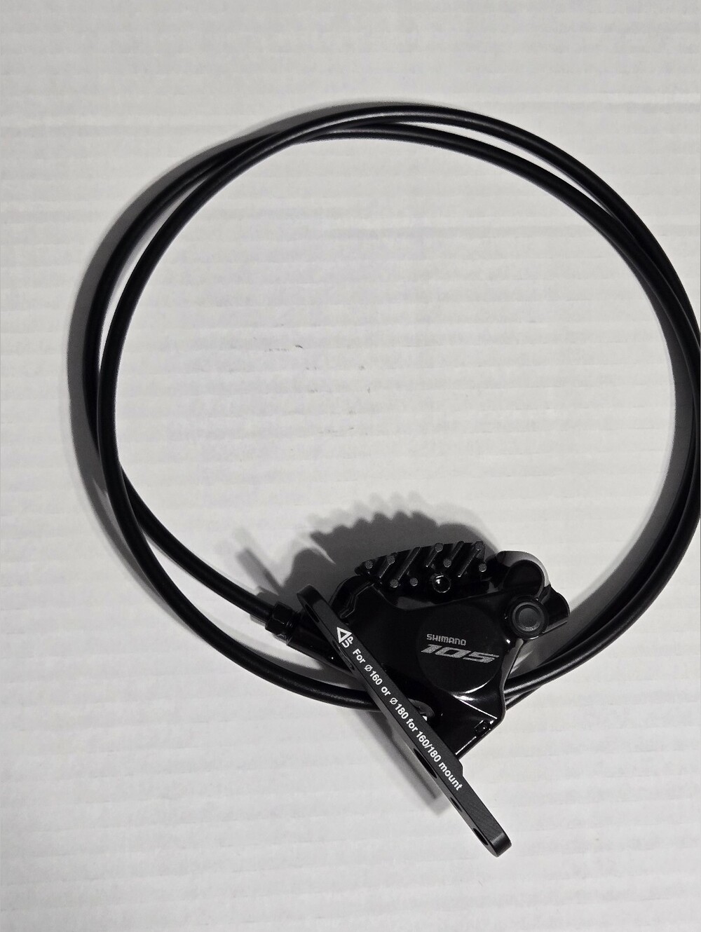 Shimano 105 BR-R7170 Hydraulic Disc Brake Caliper w/ Hose Flat Mount New Open